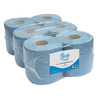Purely Smile Centre Feed Roll 2 Ply 150m Blue (Pack 6) PS1213
