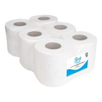 Purely Smile Centrefeed Rolls 2ply 400 Sheet White Pack of 6
