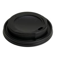 Purely Smile (10oz-16oz)Black Plastic SipLids Case of 1000