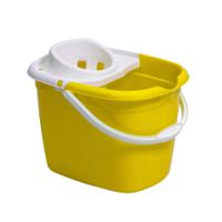 Purely Smile Plastic Mop Bucket And Wringer 12L Yell 3P