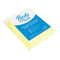 Purely Smile Multipurpose Wiping Cloths Yell Pack 50 3P