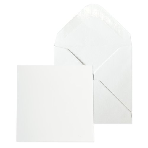 Blake Everyday White Gummed Mini Invitation 70 x 70mm 120gsm Pack 1000 Code 0070PG