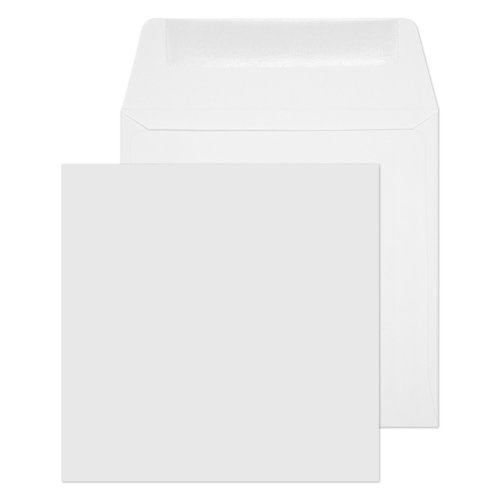 Blake Everyday White Gummed Square Wallet 120x120mm 100gsm Pack 500 Code 0120SQ