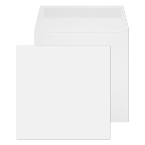 Blake Everyday White Gummed Square Wallet 140x140mm 100gsm Pack 500 Code 0140SQ