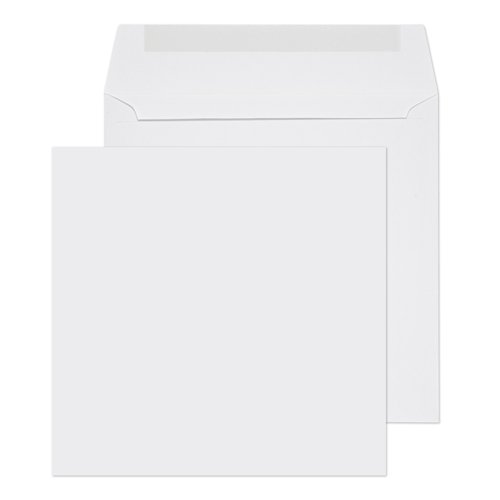 Blake Everyday White Gummed Square Wallet 155x155mm 100gsm Pack 500 Code 0155SQ