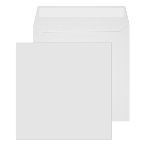 Blake Everyday White Peel & Seal Square Wallet 160x160mm 100gsm Pack 500 Code 0160PS