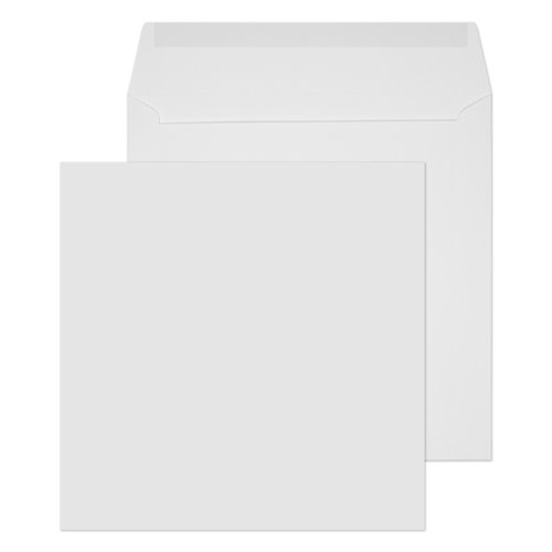 Blake Everyday White Gummed Square Wallet 160x160mm 100gsm Pack 500 Code 0160SQ