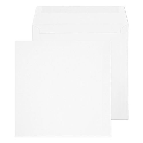 Blake Everyday White Gummed Square Wallet 165x165mm 100gsm Pack 500 Code 0165SQ