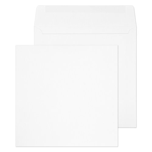 Blake Everyday White Gummed Square Wallet 170x170mm 100gsm Pack 500 Code 0170SQ