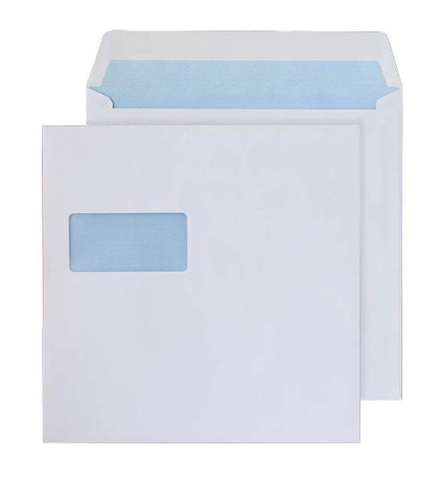 Blake Purely Everyday White Window Gummed Square Wallet 170x170mm 100gsm Pack 500 Code 0170W