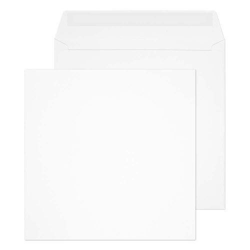 Blake Purely Everyday Ultra White Wove Peel & Seal Square Wallet 220x220mm 125gsm Pack 250 Code 0220PS