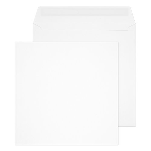 Blake Everyday Ultra White Wove Peel & Seal Square Wallet 220x220mm 125gsm Pack 250 Code 0220PS