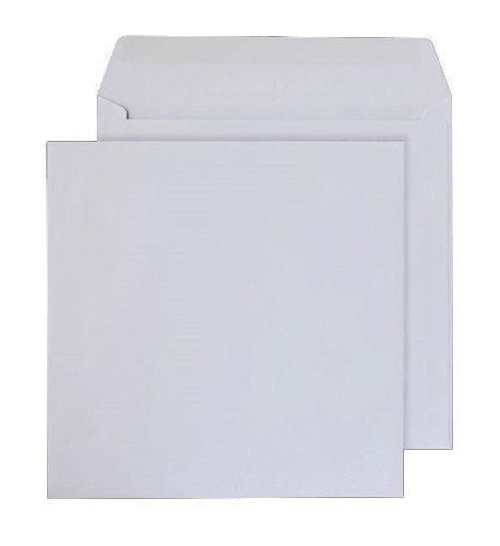 Blake Everyday White Gummed Square Wallet 240x240mm 100gsm Pack 250 Code 0240SQ