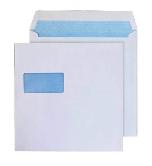 Blake Purely Everyday White Window Gummed Square Wallet 240x240mm 100gsm Pack 250 Code 0240W