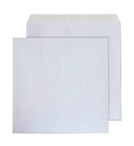 Blake Everyday White Peel & Seal Square Wallet 330x330mm 120gsm Pack 250 Code 0330PS