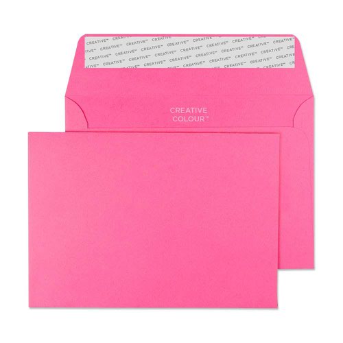 Blake Creative Colour Flamingo Pink Peel & Seal Wallet 114x162mm 120gsm Pack 500 Code 102
