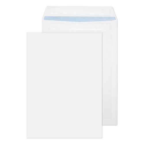 Blake Purely Everyday White Self Seal Pocket 352X250mm 100Gm2 Pack 250 Code 11060 3P