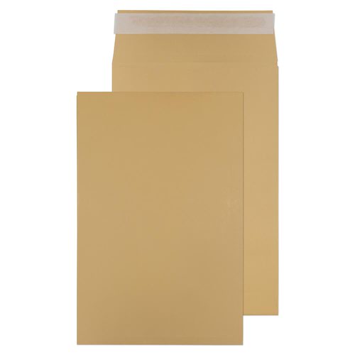 Langstane Gusset Envelopes 15x10x1 Manilla 140gsm Peel & Seal 11101 [Box 125]