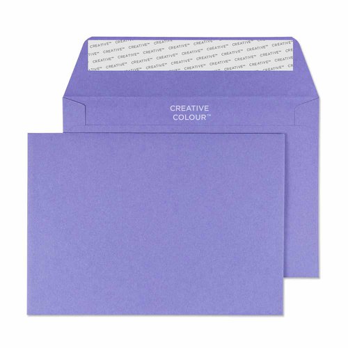 Blake Creative Colour Summer Violet Peel and Seal Wallet C6 114x162mm 120gsm (Pack 500) Code 111