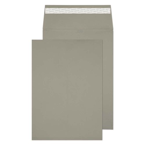 Blake Creative Colour Storm Grey Peel & Seal Gusset Pocket 352x250mm 120gsm Pack 125 Code 11250