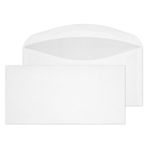 Blake Everyday White Gummed Mailing Wallet 114 x 229mm 75gsm Pack 1000 Code 12703
