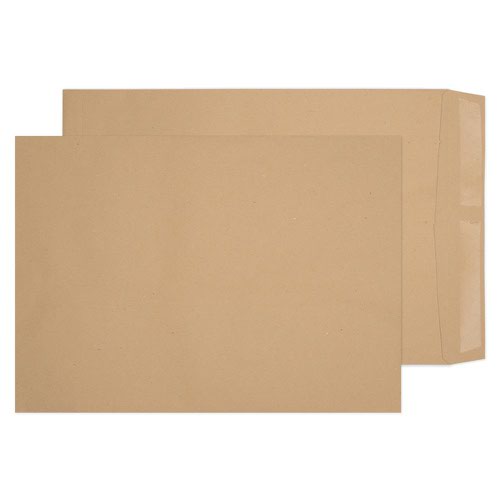 Blake Purely Everyday Pocket Envelope C3 Gummed Plain 115gsm Manilla (Pack 125) - 12872