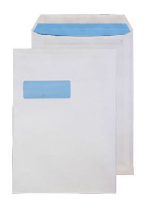 Blake Purely Everyday White Window Self Seal Pocket 324X229mm 90Gm2 Pack 250 Code 12892/25 Pr 3P