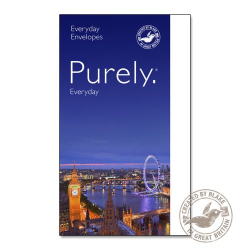 65745BL - Blake Purely Everyday Pocket Envelope C4 Self Seal Window 90gsm White (Pack 25) - 12892/25 PR