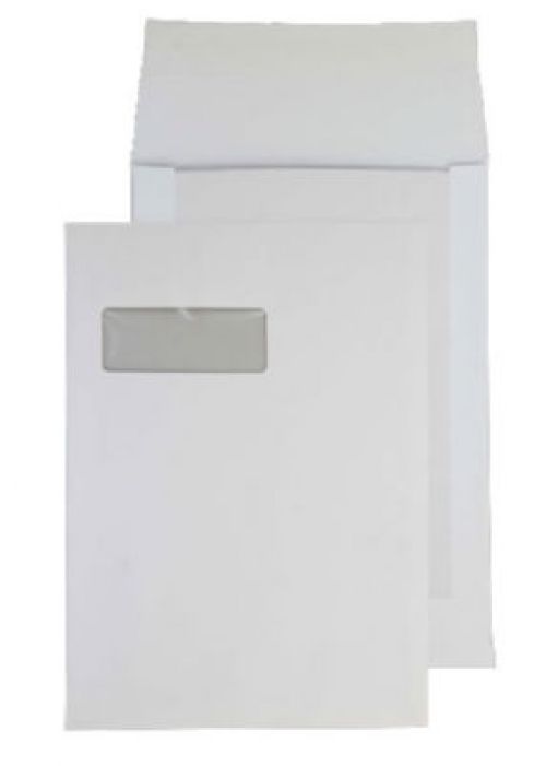 Blake Purely Packaging Board Back Peel and Seal Window White C4 324×229mm 150gsm (Pk 125) Code 12901