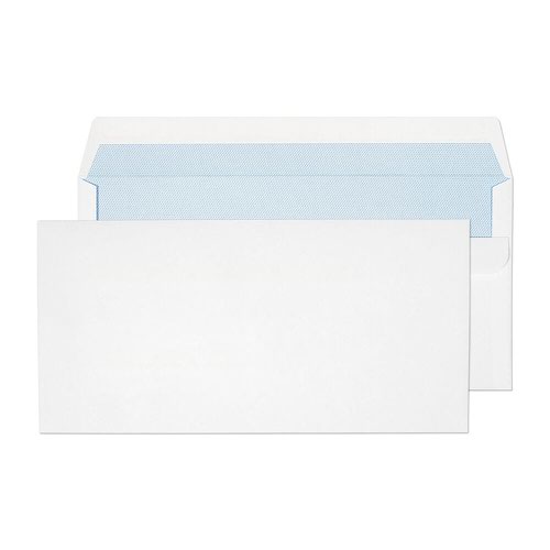 Blake Purely Everyday White Self Seal Wallet 110X220mm 90Gm2 Pack 1000 Code 13882 3P