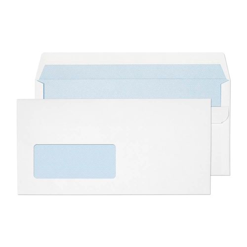 Blake Purely Everyday White Window Self Seal Wallet 110X220mm 90Gm2 Pack 1000 Code 14884 3P