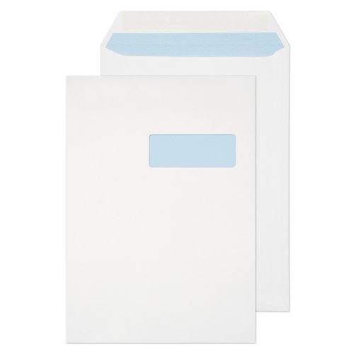 Blake Everyday White Window Gummed Pocket 324x229mm 100gsm Pack 250 Code 15056RH