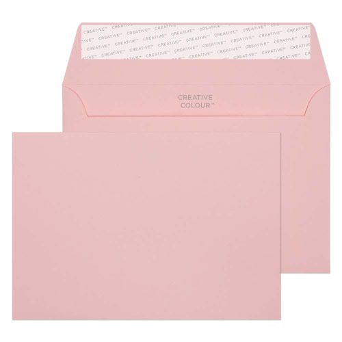 Blake Creative Colour Baby Pink Peel & Seal Wallet 114x162mm 120gsm Pack 25 Code 15101