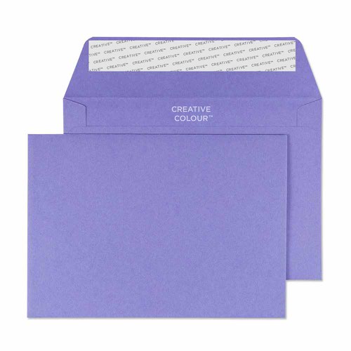 Blake Creative Colour Summer Violet Peel & Seal Wallet 114x162mm 120gsm Pack 25 Code 15111