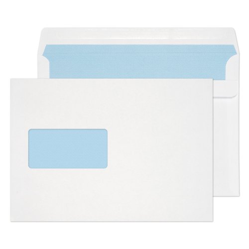 Blake Purely Everyday Wallet Envelope C5 Self Seal Window 90gsm White (Pack 500) - 1708