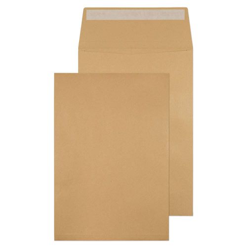 Langstane Gusset Envelopes C4x1 Manilla 130gsm Peel & Seal 1991 [Box 125]