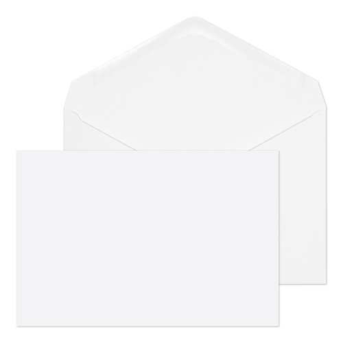 Blake Everyday White Gummed Banker Invitation 127x190mm 90gsm Pack 1000 Code 2006