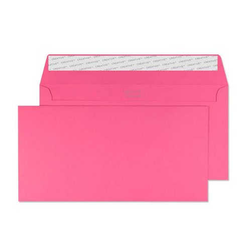 Blake Creative Colour Flamingo Pink Peel & Seal Wallet 114X229mm 120Gm2 Pack 500 Code 202 3P Blake Envelopes