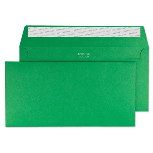 Blake Creative Colour Avocado Green Peel & Seal Wallet 114X229mm 120Gm2 Pack 500 Code 208 3P Blake Envelopes