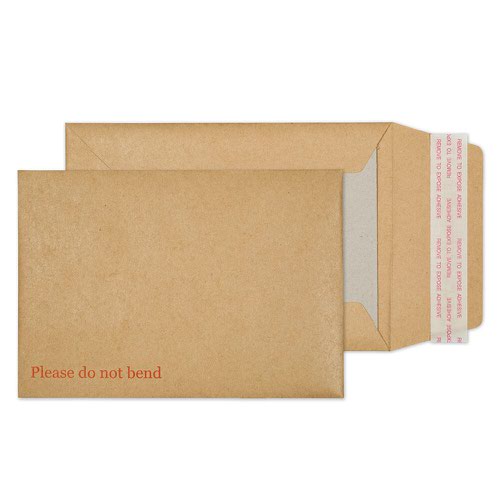 Blake Purely Packaging Manilla Peel & Seal Board Back Pocket 162x114mm 120gsm Pack 250 Code 2112
