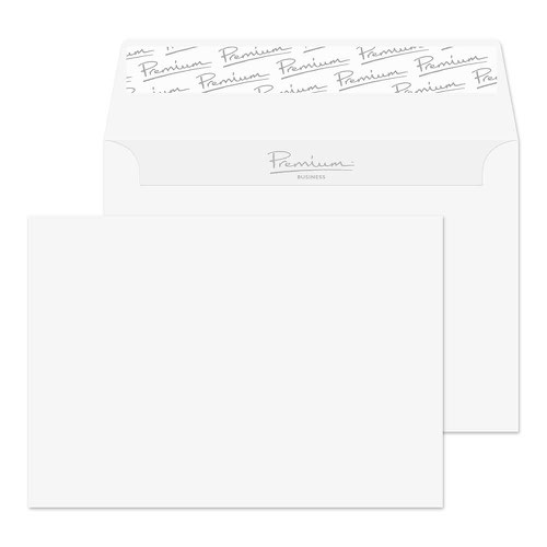 Blake Premium Business Ice White Peel & Seal Wallet 114X162mm 120Gm2 Pack 500 Code 21882 3P Blake Envelopes