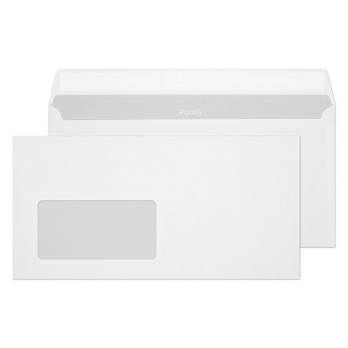 Blake Everyday White Peel & Seal Wallet Window 110x220mm 90gsm Pack 500 Code 22774