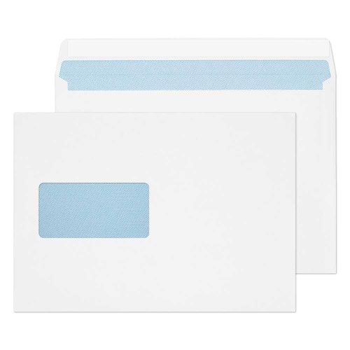 Blake Purely Everyday White Window Peel & Seal Wallet 162X229mm 100Gm2 Pack 500 Code 23708 3P