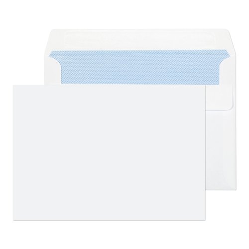 ValueX Wallet Envelope C6 Self Seal Plain 90gsm White (Pack 1000)