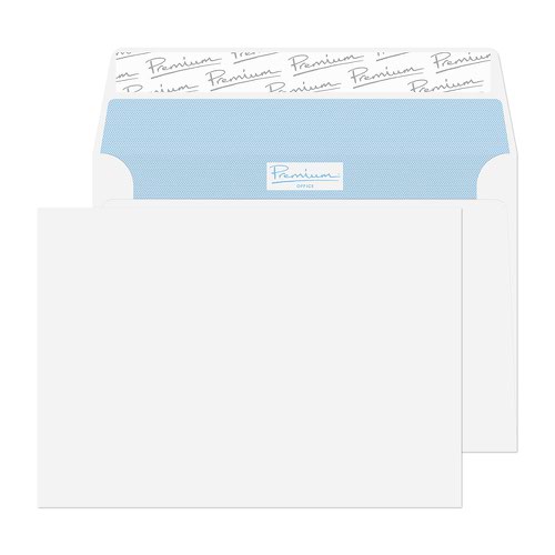 Blake Premium Office Ultra White Wove Peel & Seal Wallet 114X162mm 120Gm2 Pack 500 Code 31215 3P Blake Envelopes