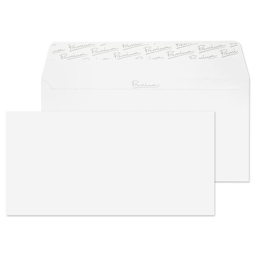 Blake Premium Business Ice White Wove Peel & Seal Wallet 110X220mm 120Gm2 Pack 25 Code 31254 3P Blake Envelopes