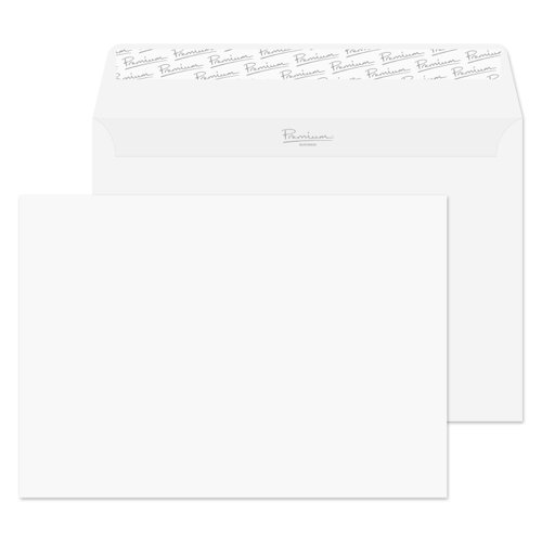 Blake Premium Business Ice White Wove Peel & Seal Wallet 162x229mm 120gsm Pack 25 Code 31454