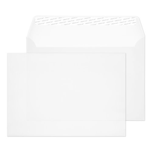 Blake Senses Translucent White Peel & Seal Wallet 162x229mm 110gsm Pack 50 Code 46315