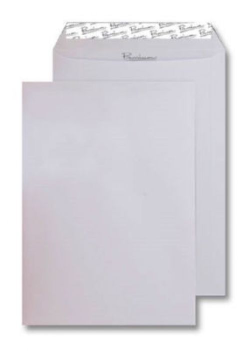 Blake Premium Business Pocket Peel and Seal Ice White Wove C4 324x229mm 120gsm (Pack 20) Code 31653