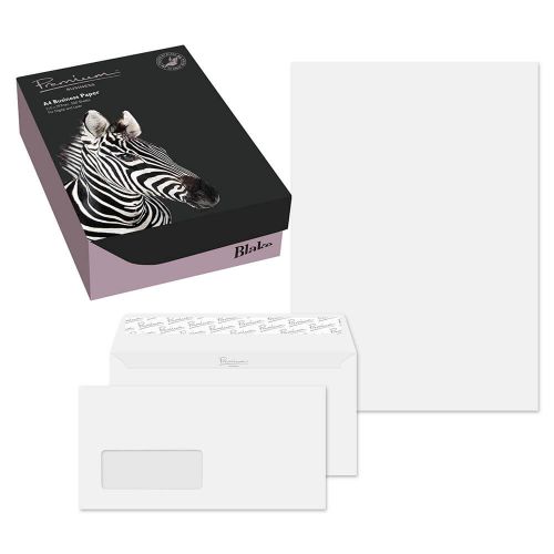 Blake Premium Business Ice White Wove Peel & Seal SoHo Box 210x297mm 120gsm Pack 250 Code 31670